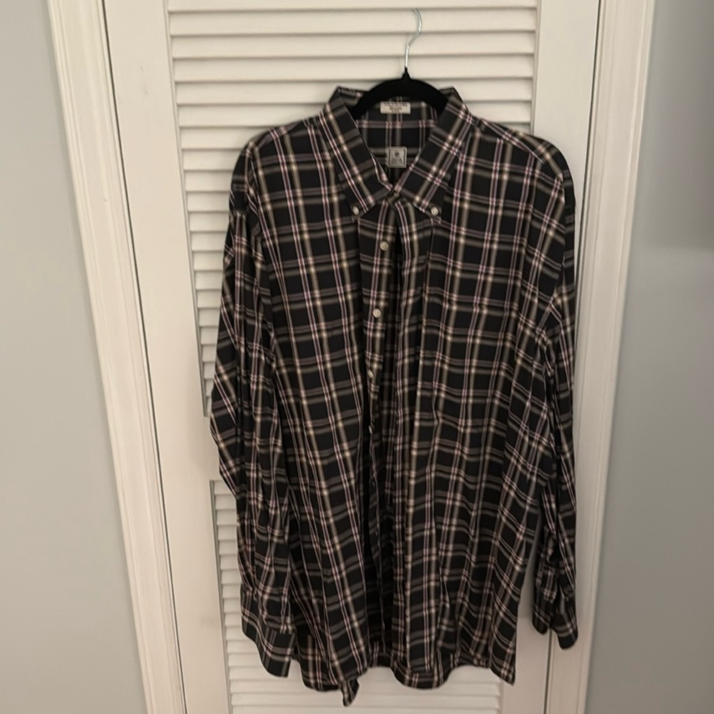 Sharp Peter Millar Long Sleeve Dress Shirt XXL